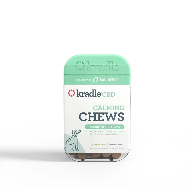 Kradle Calming CBD Dog Chews 175mg Chicken 90ct