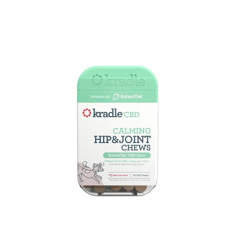 Kradle CBD Calming Hip & Joint Chews Beef 90ct