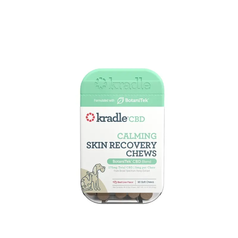 Kradle CBD Skin Recovery Chews 175mg Beef 90ct
