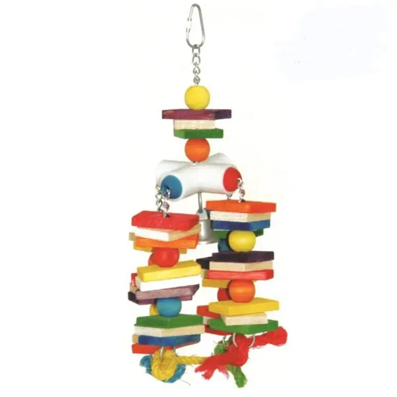 A&E Cage Company 4 Chain & Wooden Blocks