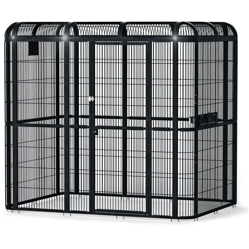 A&E Cage Company 85"x61" Walk In Aviary - 1/2" Bar Spacing