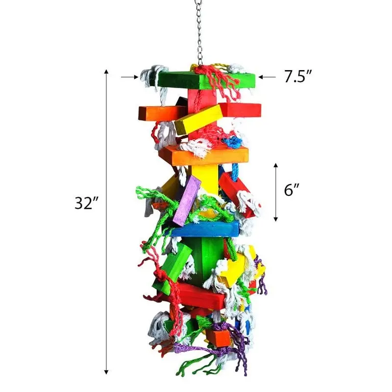 A&E Cage Company Deluxe Preener & Mega Blocks