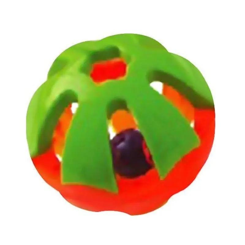 A&E Cage Company Extra Large Round Rattle Foot Toy - 5"