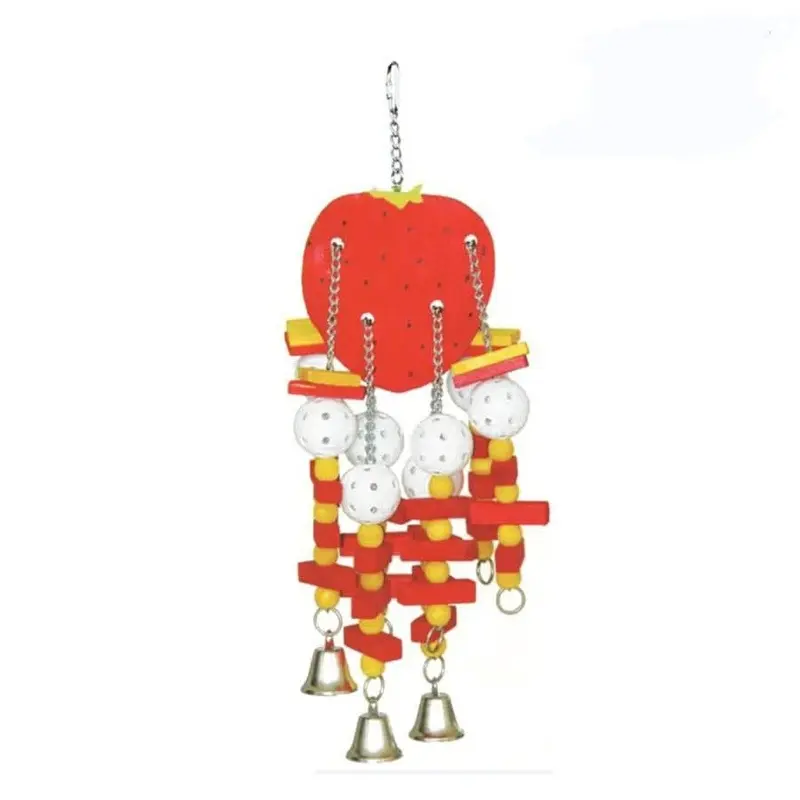 A&E Cage Company Large Strawberry Bird Toy