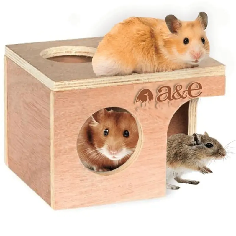 A&E Cage Company Hamster / Gerbil Hut - Medium 6 1/4" L x 5 1/8" W x 4 1/2" H