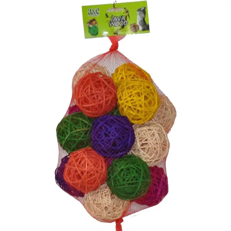 A&E Cage Company Large Ball Hive Bird Toy- 20 count / 3.5" Balls