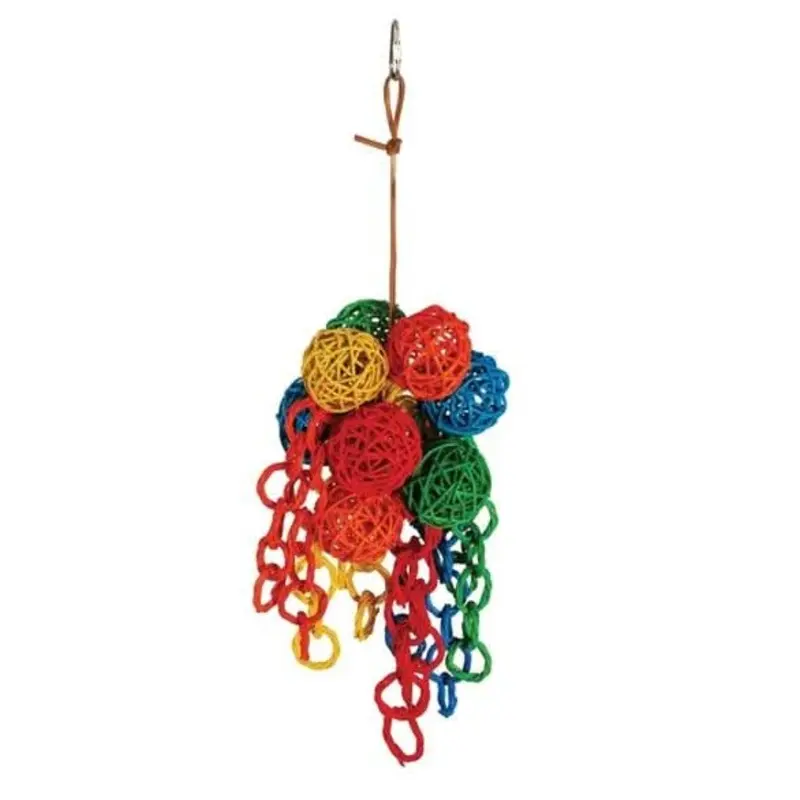 A&E Cage Company Medium Vine Foraging Balls- 12" x 4"