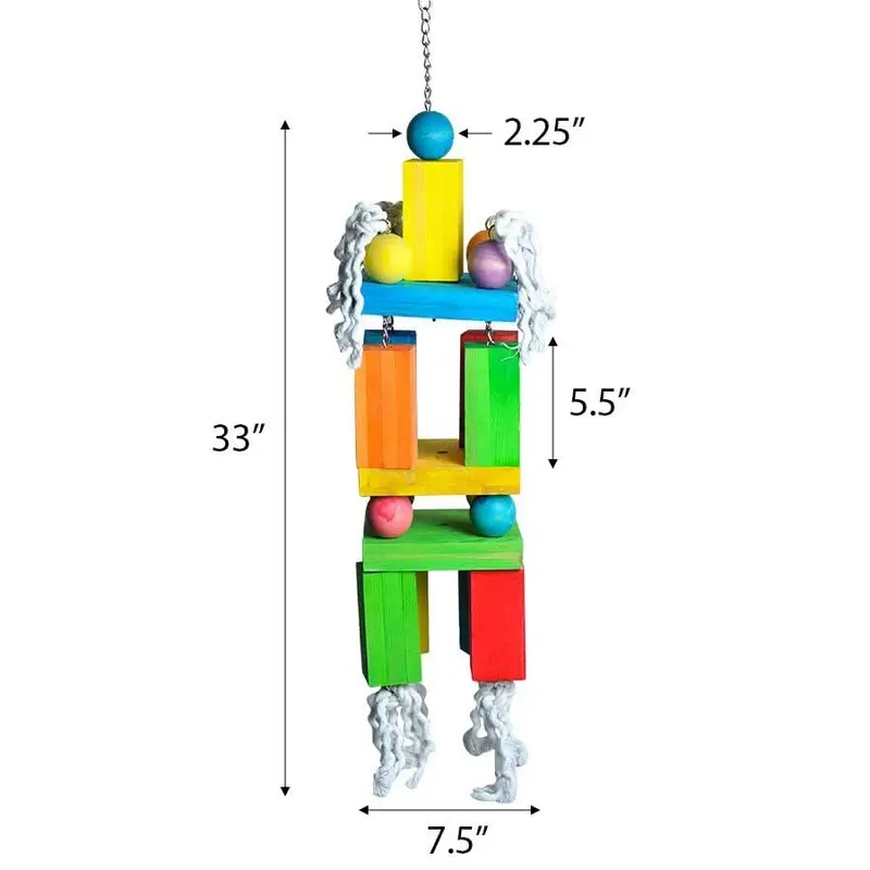 A&E Cage Company Mega Blocks & Cotton Preening Rope
