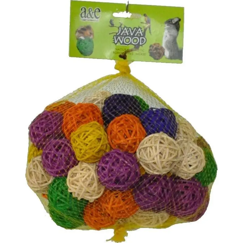 A&E Cage Company Small Ball Hive Bird Toy- 50 count / 2" Balls