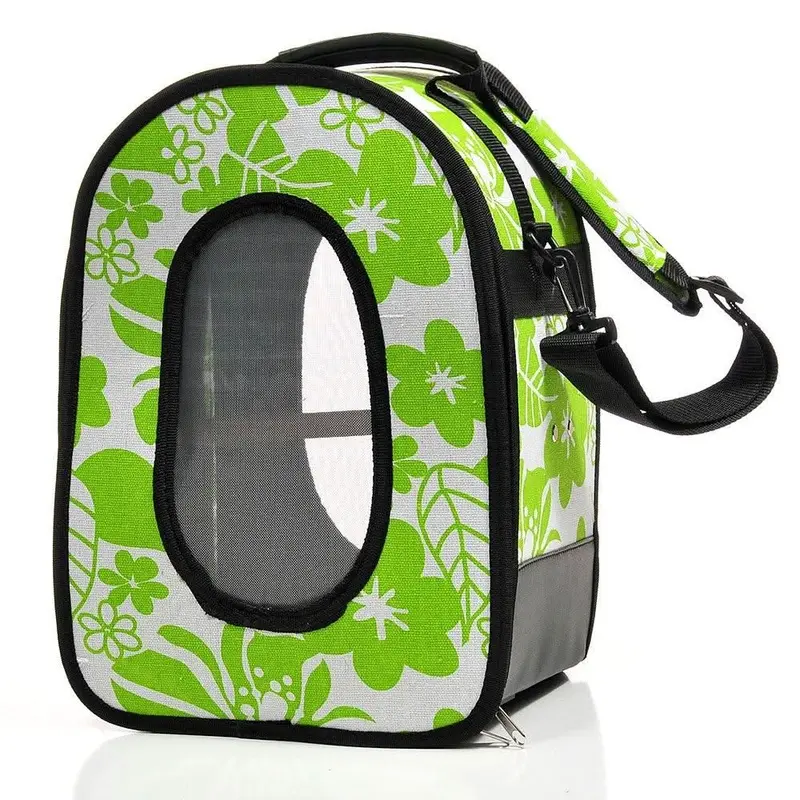 A&E Cage Company Soft Sided Travel Carrier Large GREEN