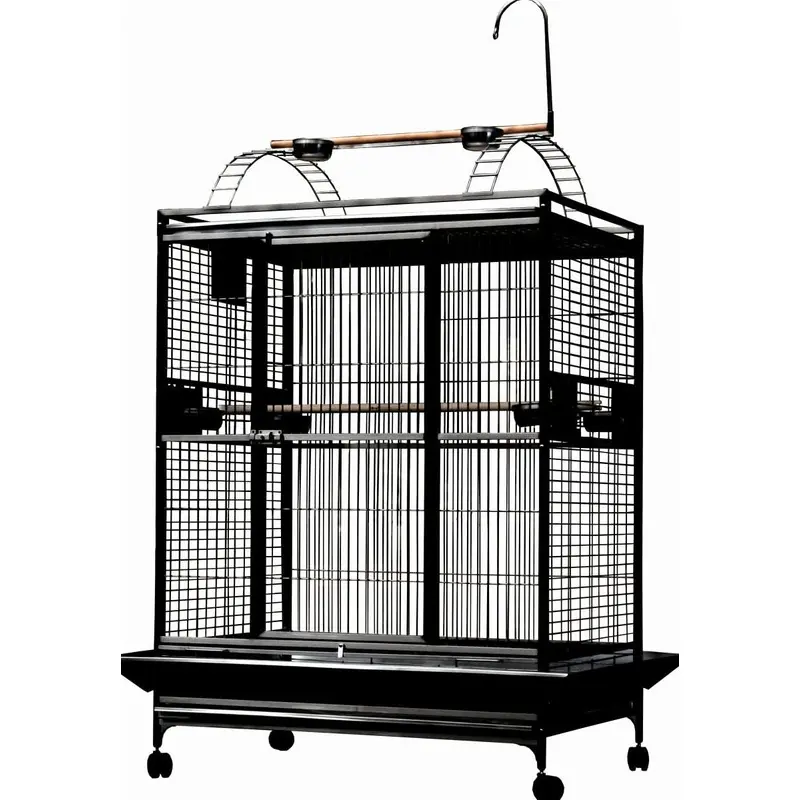 A&E Cage Company 48"x36" Playtop Cage 1" Bar Spacing Bird Cage