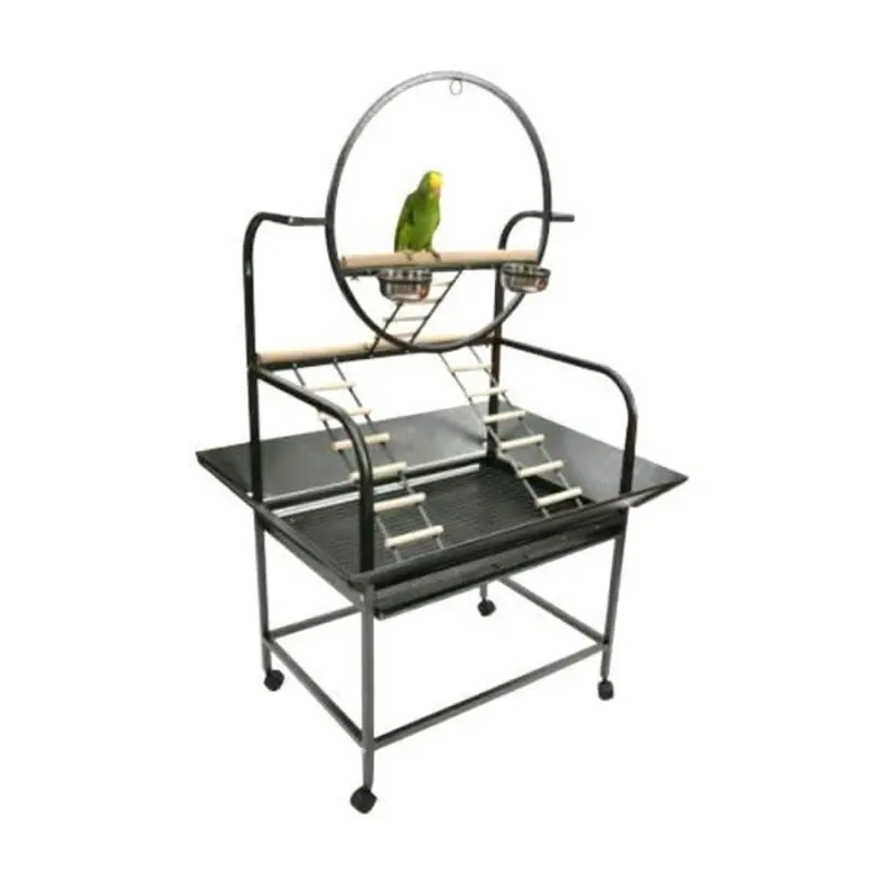 A&E Cage Company Multi Level Playstand with Ladders 48 LB - 53x26x5