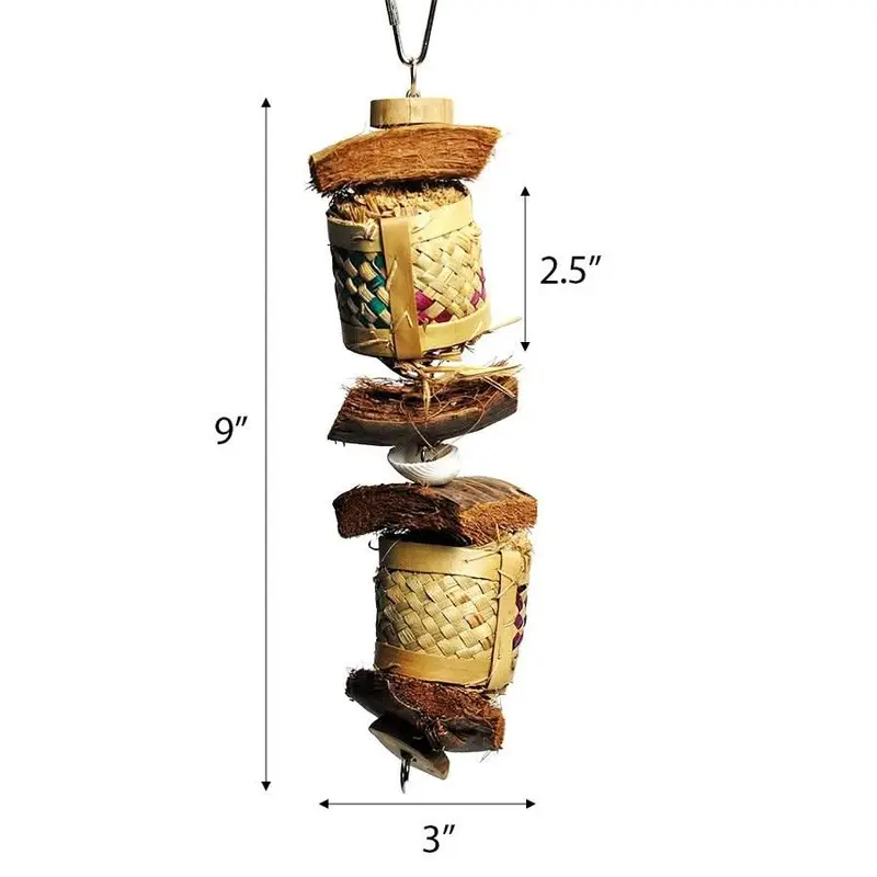 A&E Cage Company Surprise Drum Bird Toy - Small