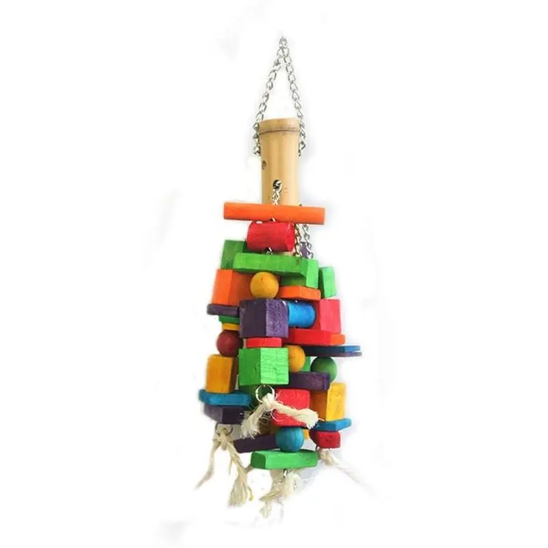 A&E Cage Company Wooden Blocks & Bamboo Large