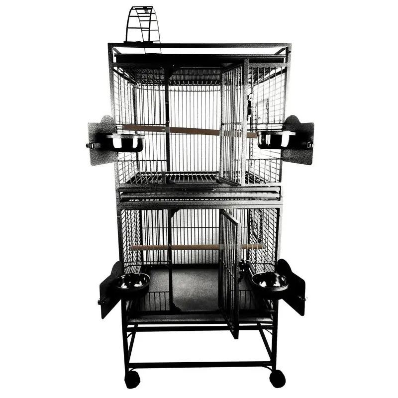 A&E Cage Company 24"x22" Double Stack Cage with Play Top