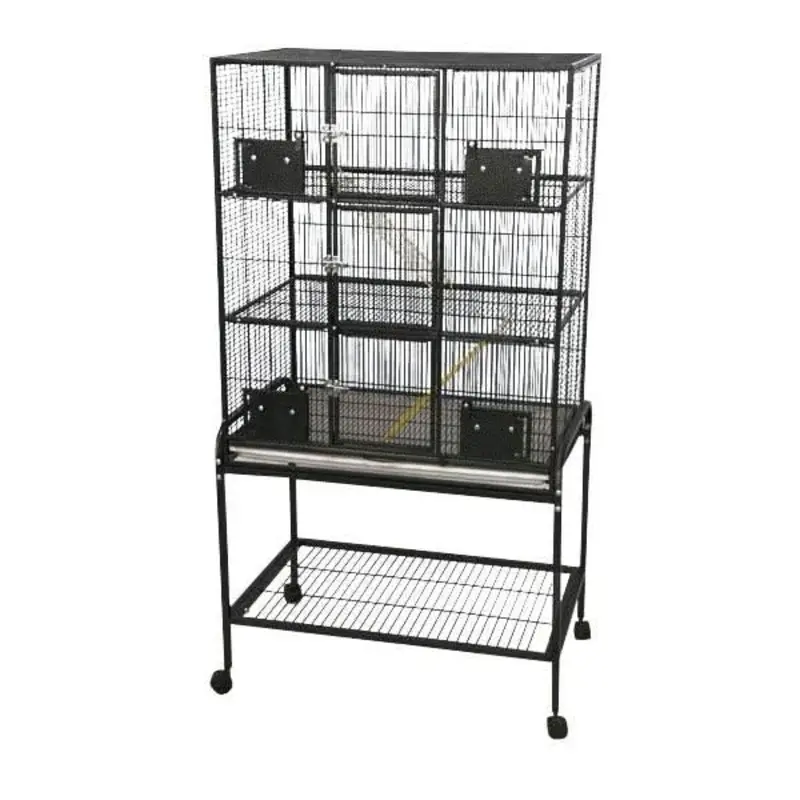A&E Cage Company 32"x21" - 3 Level Animal Cage with Removable Base 60 LB - 46x34x6