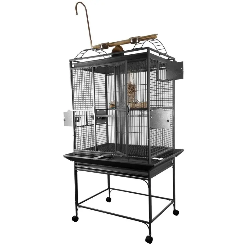 A&E Cage Company 32"x23" Playtop Cage 5/8" Bar Spacing Bird Cage