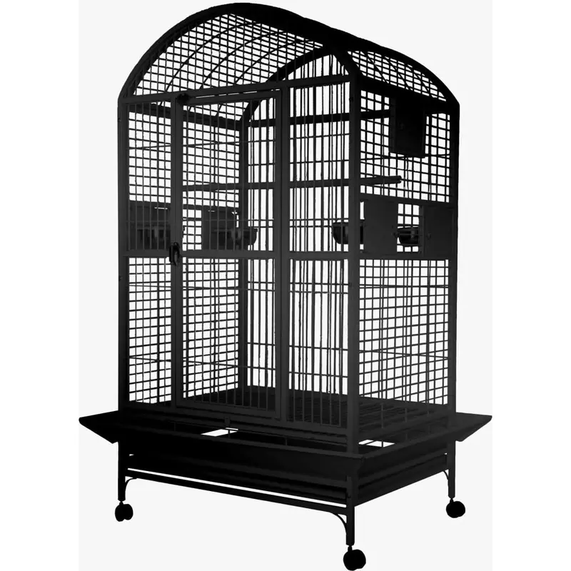 A&E Cage Company 36"x28" Dome Top Cage with 1" Bar Spacing