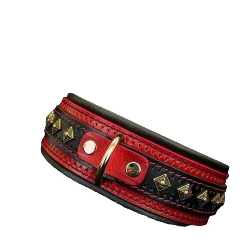 Bestia The Balteus Red Collar for Dogs