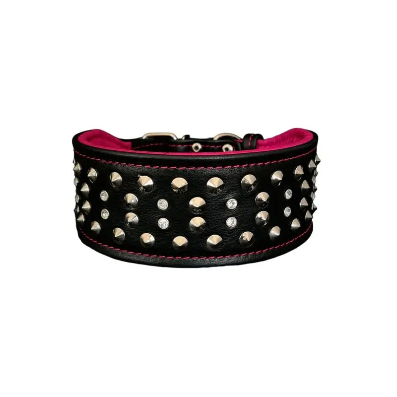 Bestia The Crystal Black Collar for Dogs