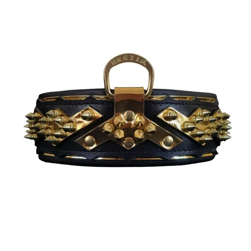 Bestia The Midas Collar Gold for Dogs