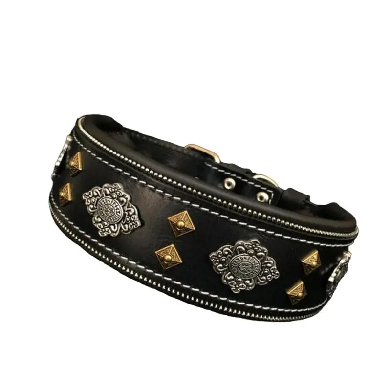 Bestia The Aztech Black Collar for Dogs