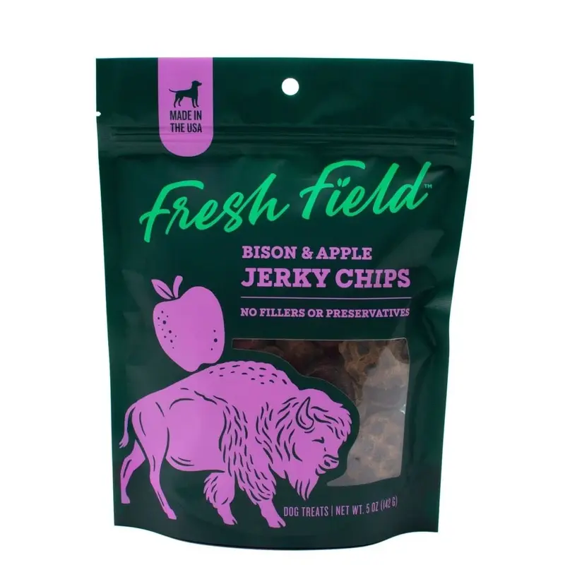 Fresh Field Bison and Apple Jerky Chips