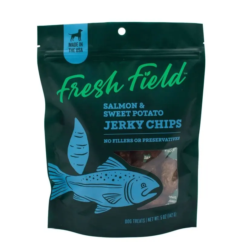 Fresh Field Salmon and Sweet Potato Jerky Chips