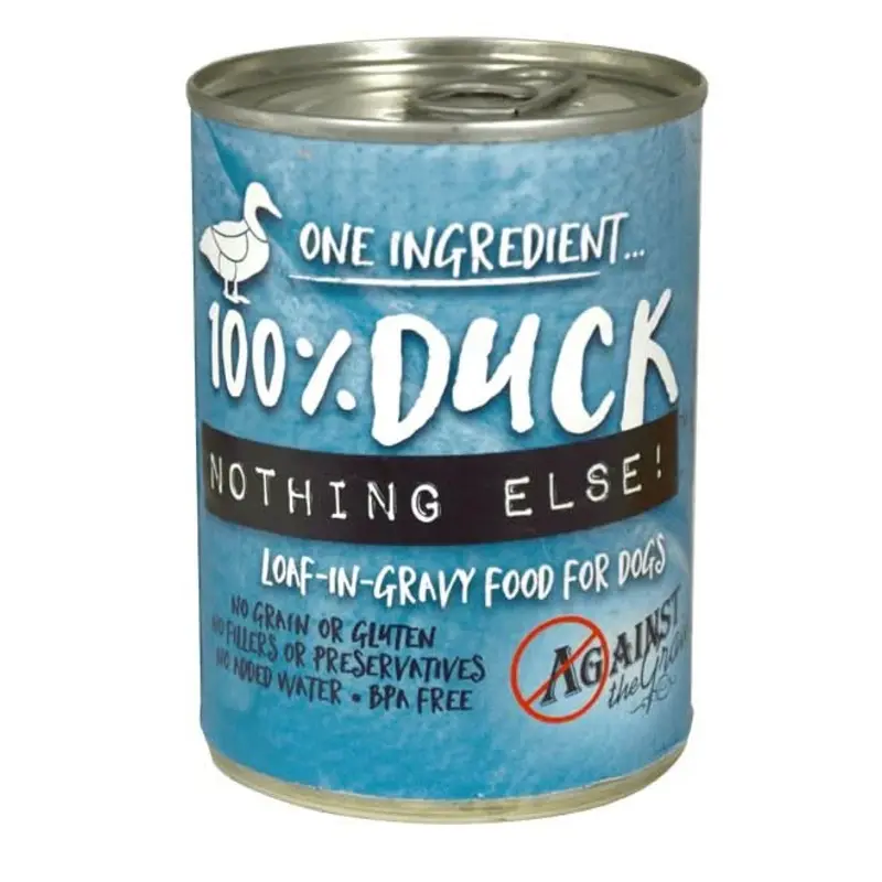 Against the Grain Nothing Else Grain Free One Ingredient 100% Duck Canned Dog Food