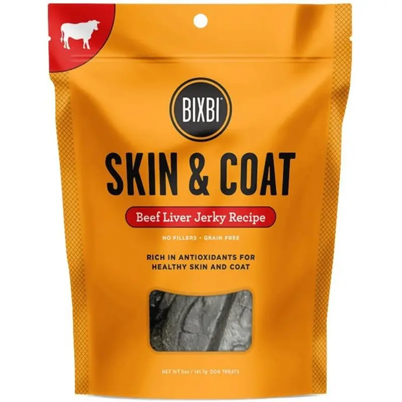 Bixbi Skin & Coat Beef Lung Dog Treats