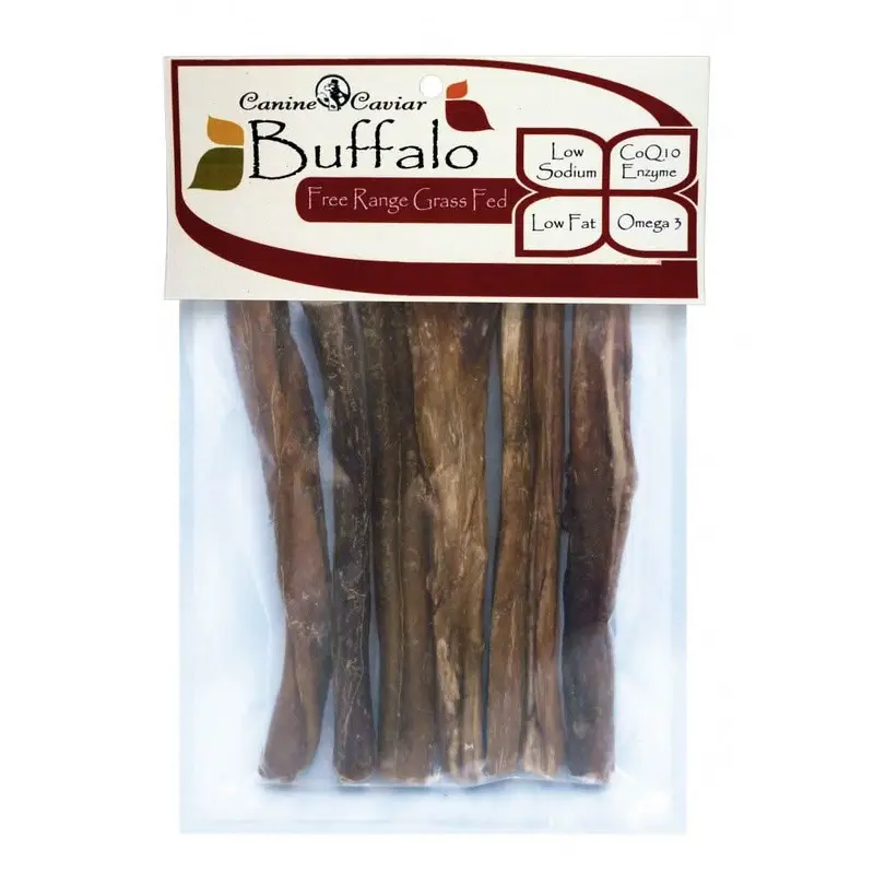 Canine Caviar Buffalo Bully Stix Dog Treats