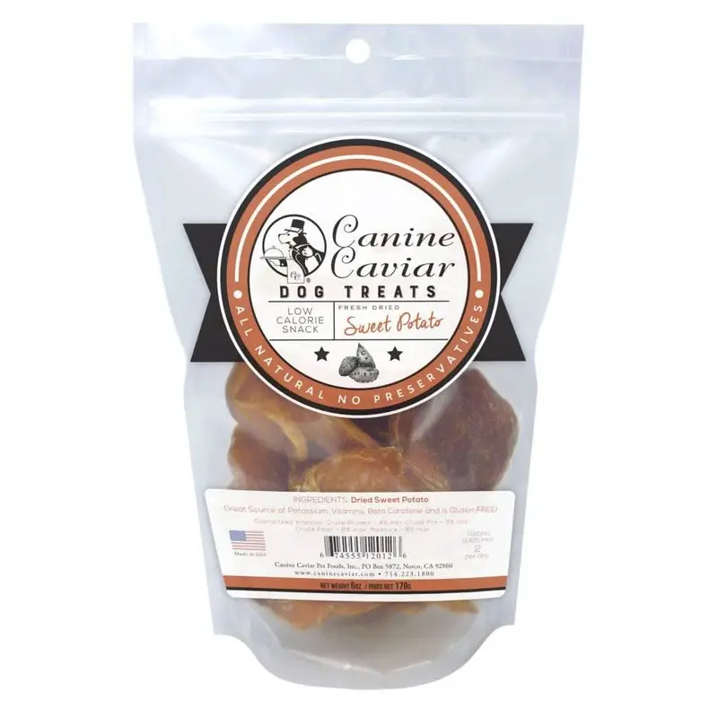 Canine Caviar Dried Sweet Potatoes Dog Treats