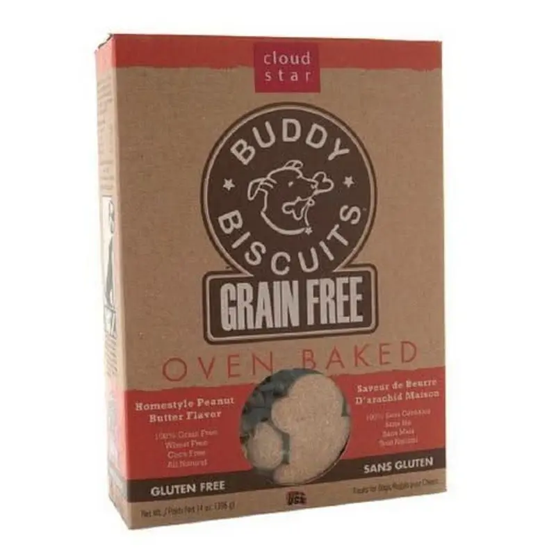 Buddy Biscuits Crunchy Grain Free Peanut Butter Dog Treats