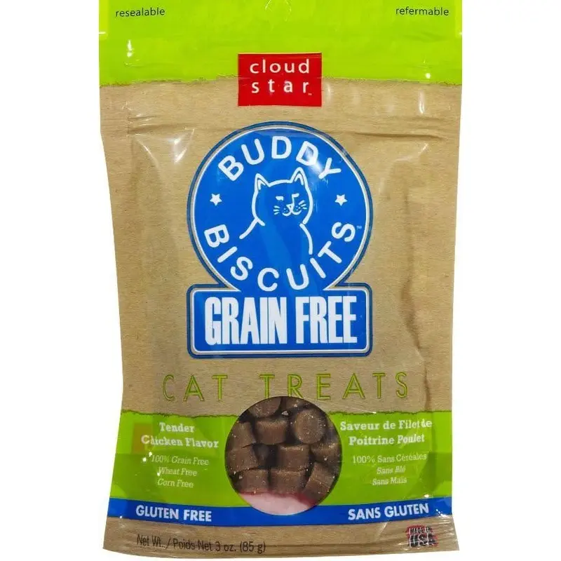 Buddy Biscuits Soft & Chewy Grain Free Chicken Cat Treats