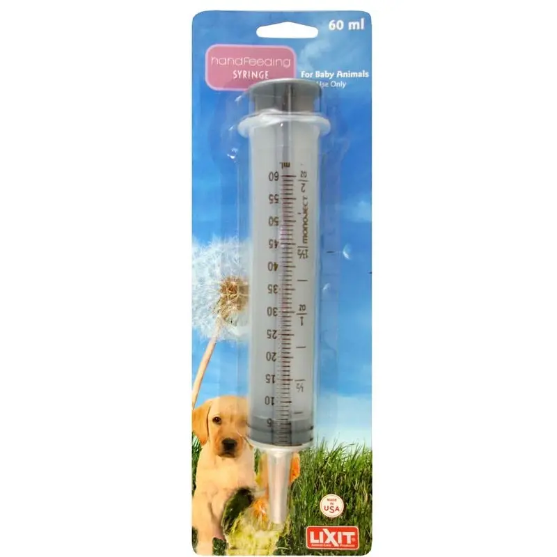 Lixit Hand Feeding Syringe for Baby Animals 60 ml