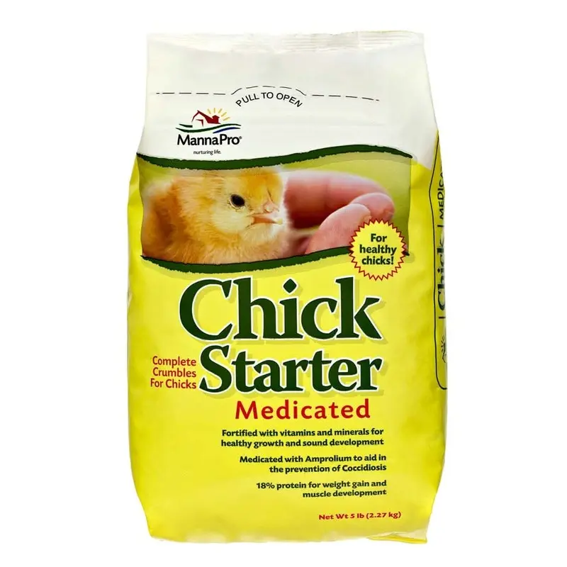 Manna Pro Products Chick Starter Grower w/Medicated Crumbles 5lb