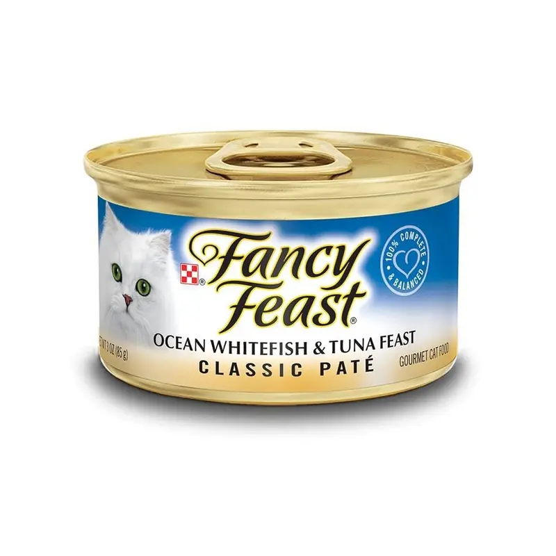 Fancy Feast Classic Ocean Whitefish and Tuna Canned Cat Food