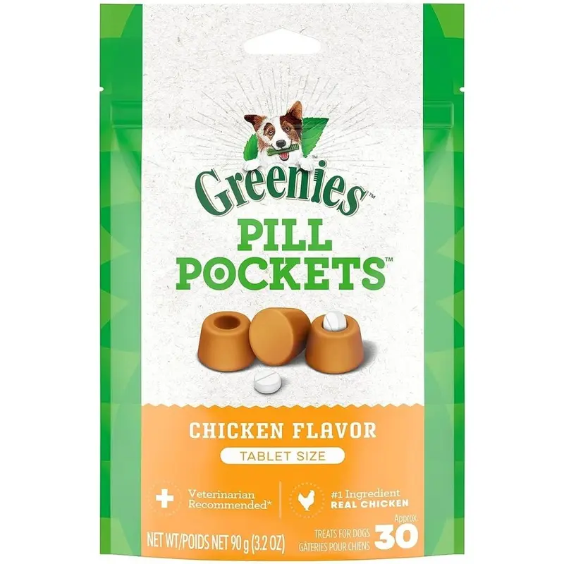 Greenies Pill Pockets Canine Chicken Flavor Dog Treats