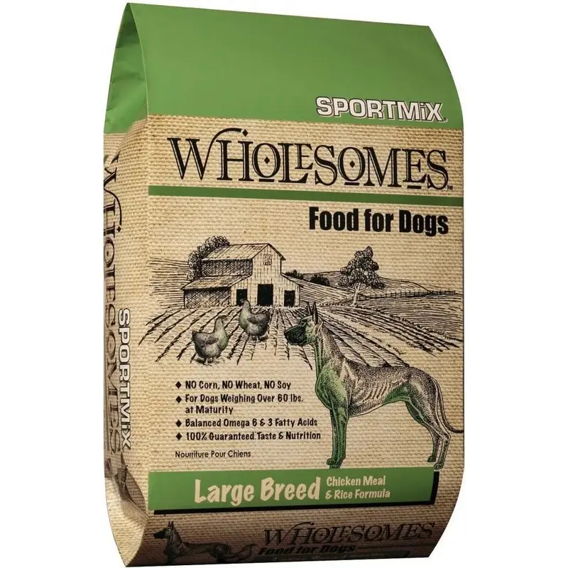 Wholesomes Large Breed Chicken Meal & Rice Recipe Dry Dog Food