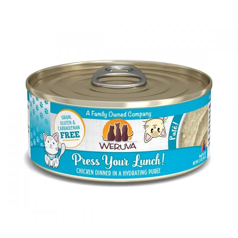 Weruva Classic Cat Pate Press Your Lunch! with Chicken Canned Cat Food