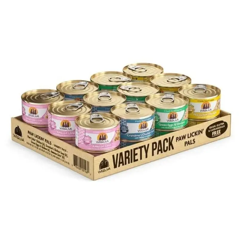 Weruva Classic Grain Free Paw Lickin Pals Variety Pack Wet Cat Food