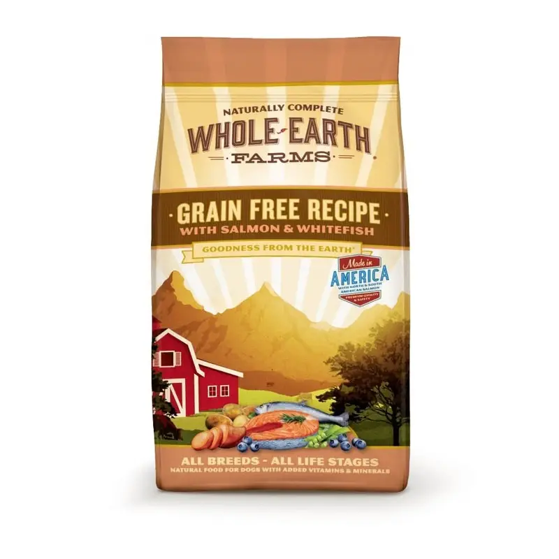 Whole Earth Farms Grain Free Recipe Salmon and Whitefish Dry Dog Food