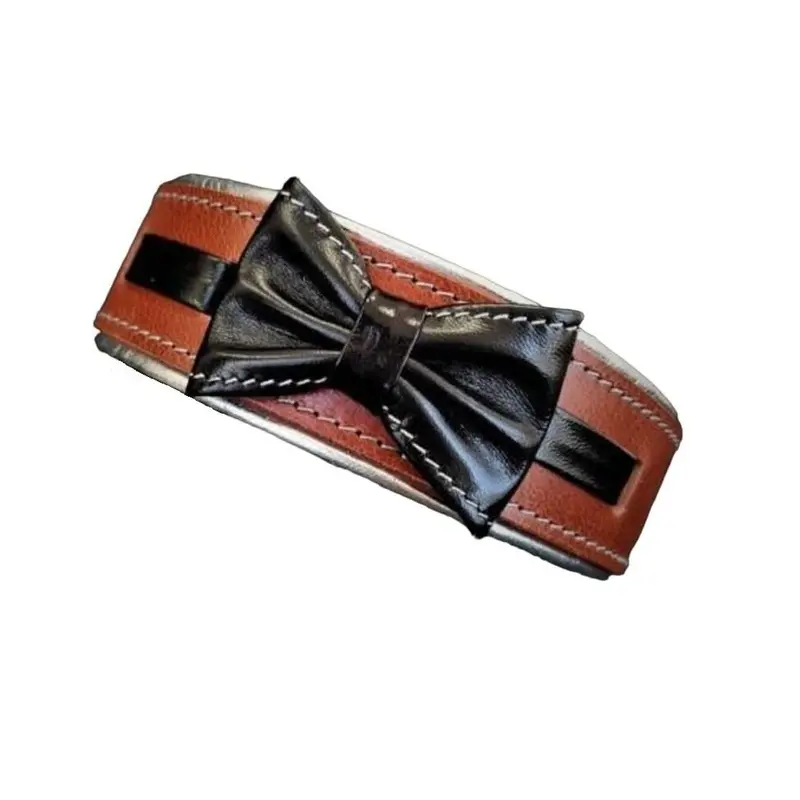 Bestia The "Bowtie" Brown Collar for Dogs
