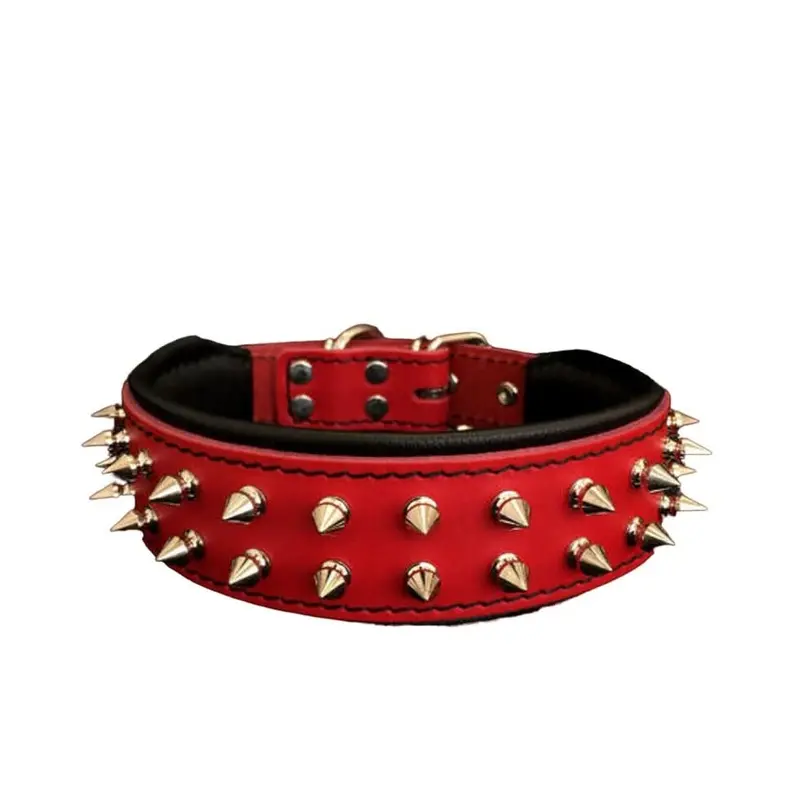 Bestia The ''Frenchie'' Red Collar for Dogs
