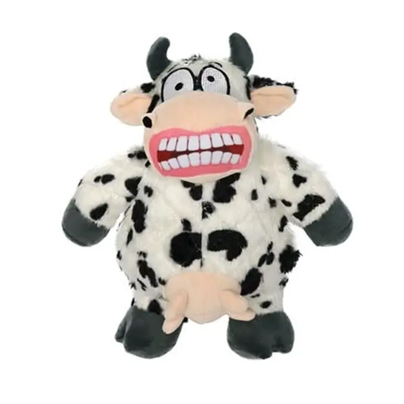Mighty Angry Animals Cow Dog Toy