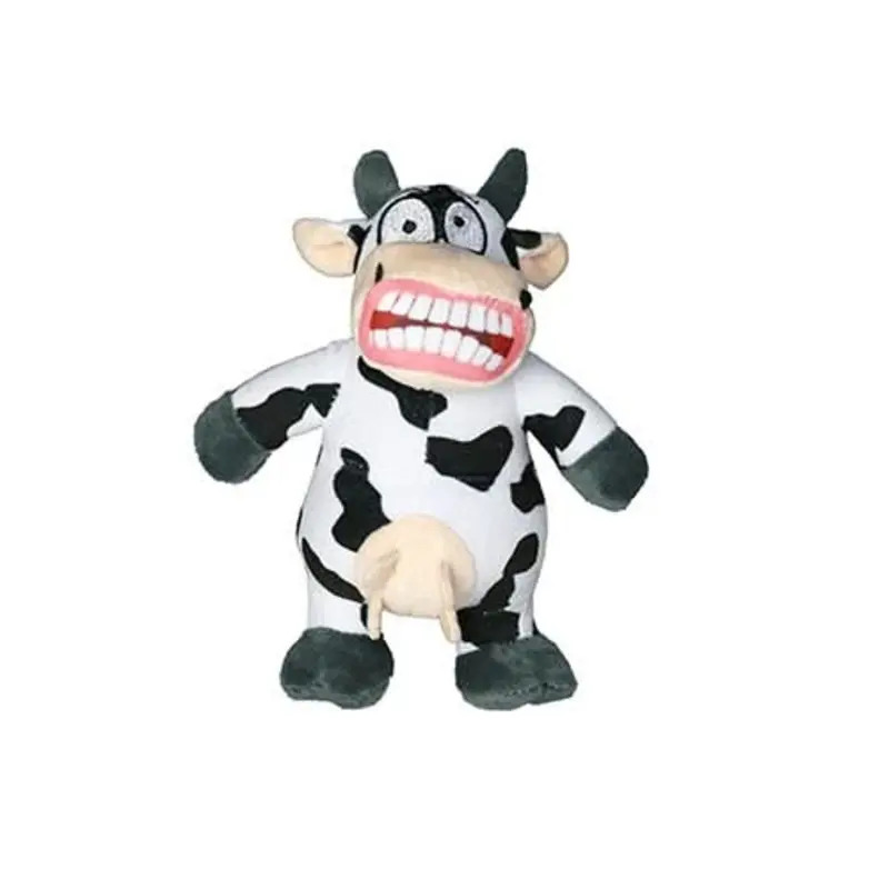 Mighty Junior Angry Animals Cow Dog Toy