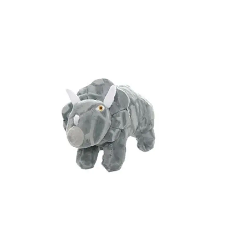 Mighty Junior Dinosaur Triceratops Dog Toy