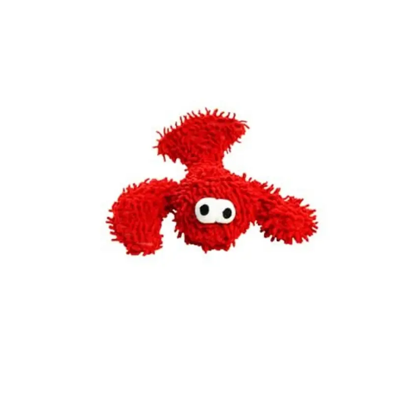 Mighty Junior Microfiber Ball Lobster Dog Toy