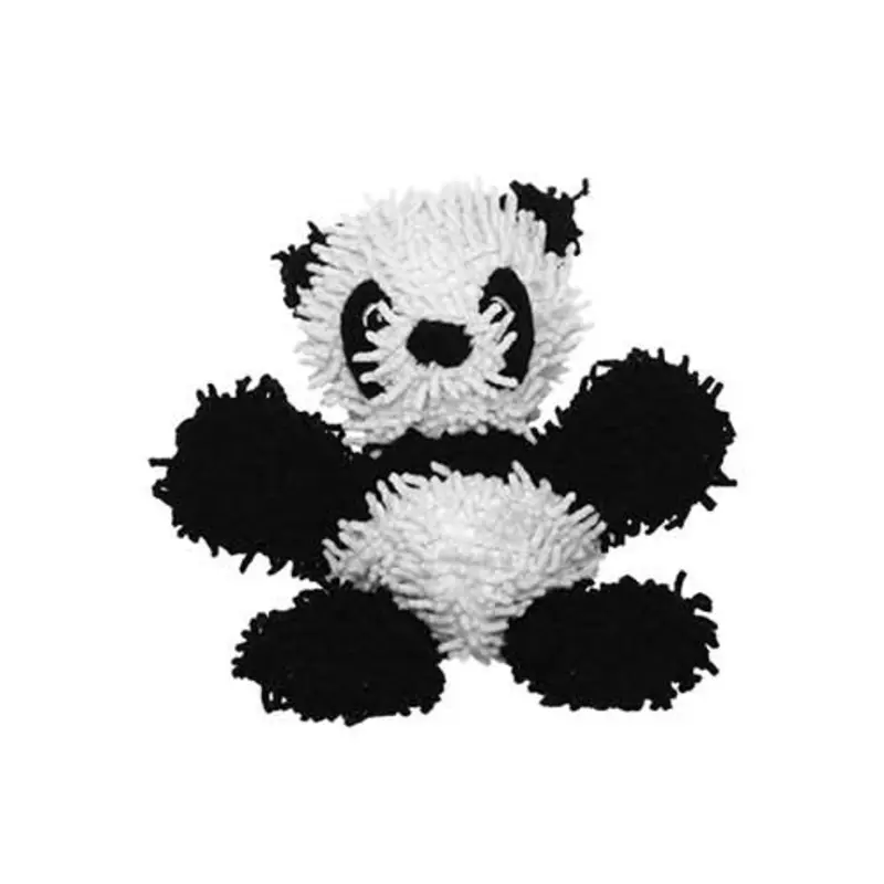 Mighty Junior Microfiber Ball Panda Dog Toy