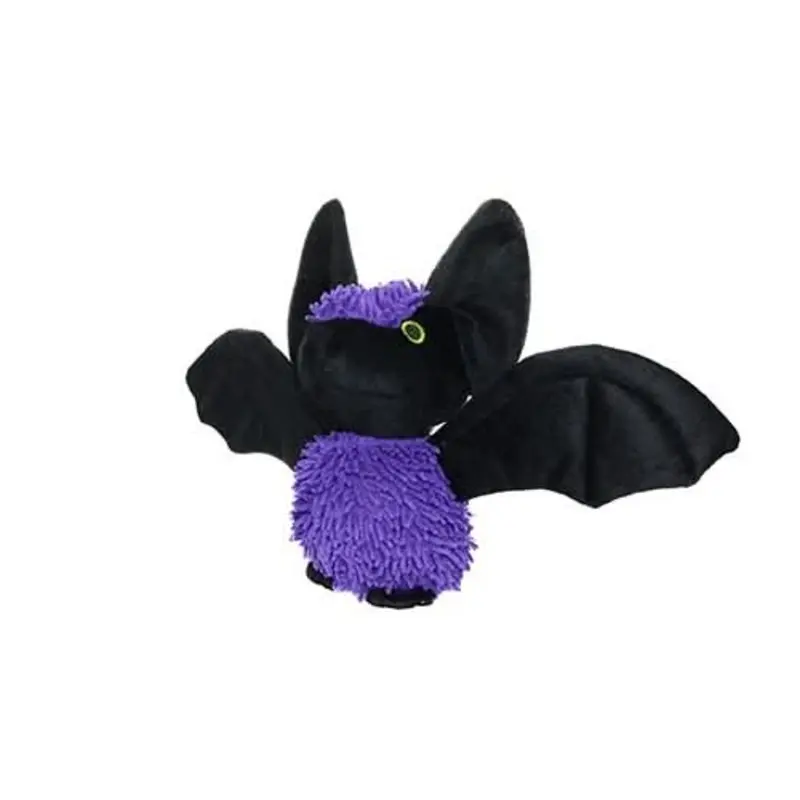 Mighty Microfiber Ball Med Bat Purple Dog Toy